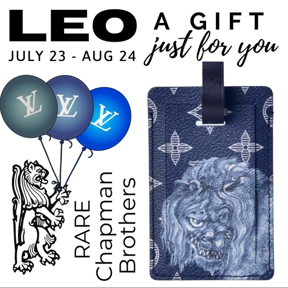 Louis Vuitton Handbags - 💎 NIB Louis Vuitton x Chapman Brothers Lion Luggage Tag • Limited Edition